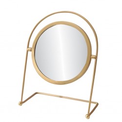 Table Deco Mirror Gold 21.5x26 cm