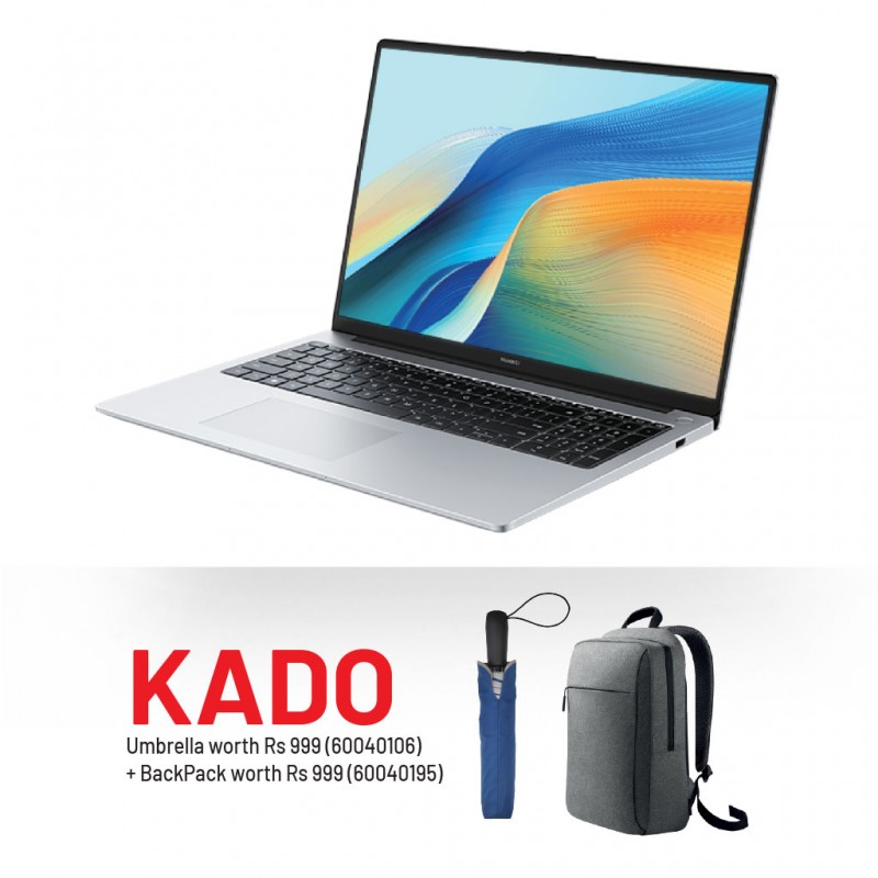 Huawei MATEBOOK D16 Core™ i5 12450H & Free Huawei Umbrella + Huawei Backpack