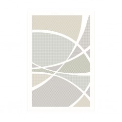 Printing Rug 160X230 cm Light Green And Grey Mix