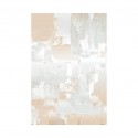 Machine Waved Rug 160X230 cm White & Light Brown