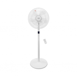 NNIO N1650DCSFR 16" AI WH DC Stand Fan With Remote Auto Speed by Temp