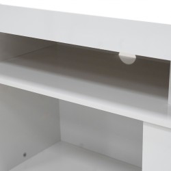 Onix Low TV Cabinet White High Gloss