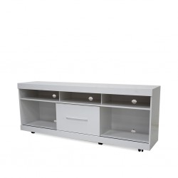 Onix Low TV Cabinet White High Gloss