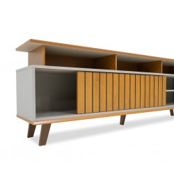 Flow Low TV Cabinet Cedar & Bali