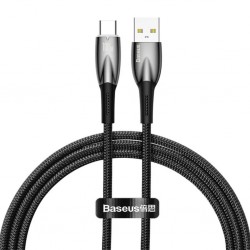 Baseus Glimmer Series Fast Charging 100w 1m Data Cable Black USB To Type-C Cadh000401