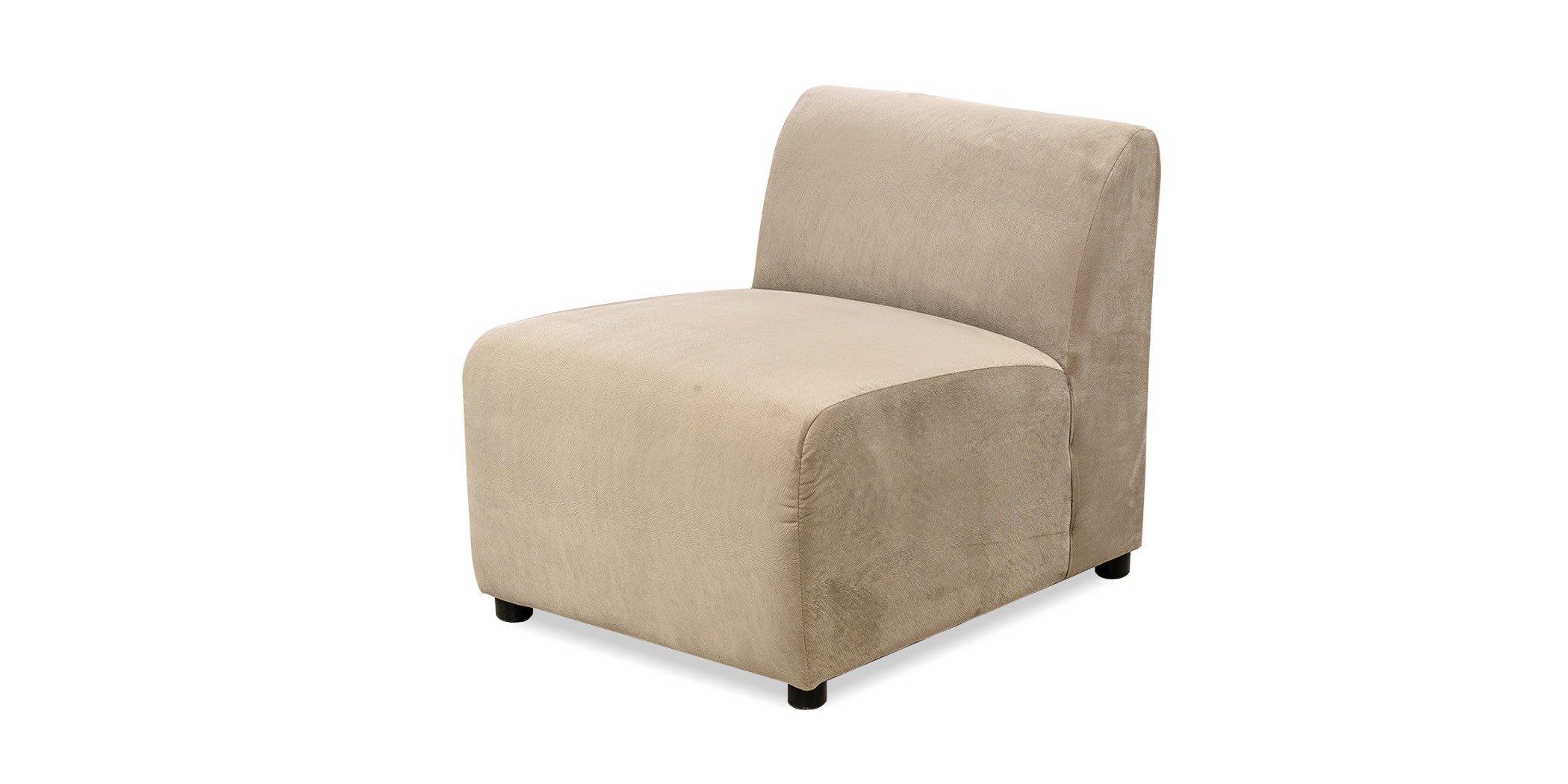 Brava Sofa 3+2+Armless Chair Brown Fabric