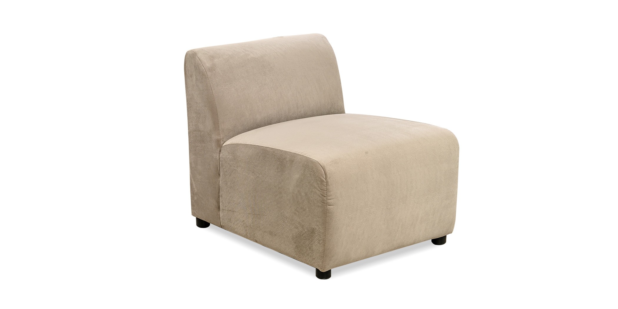 Brava Sofa 3+2+Armless Chair Brown Fabric