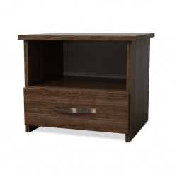 Stockholm Night Table 1 Drawer Brown