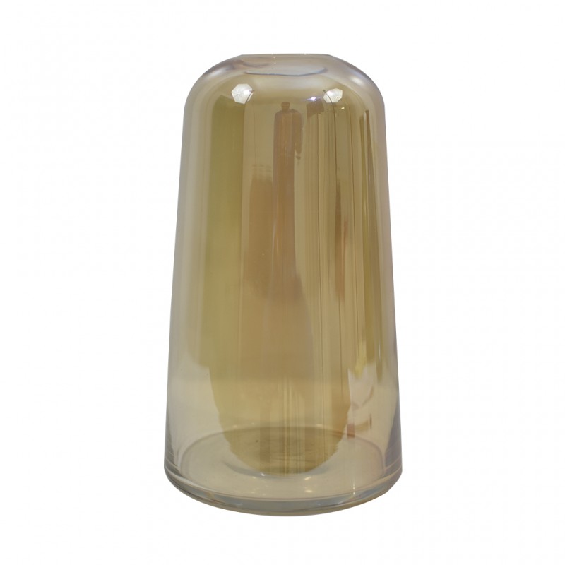 Vase 26cm, brown glass