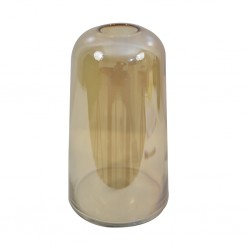 Vase 26cm, brown glass