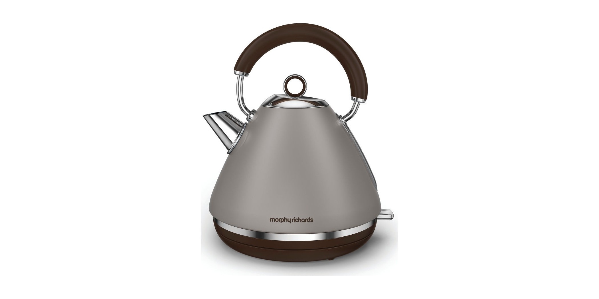 morphy richards accents jug kettle pebble