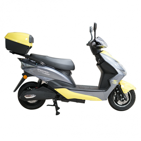 Speedway E7 Grey/Yellow 2000 Watts (2Kw) Electric Motorcycle