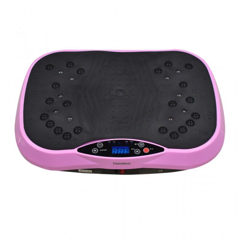 Touchless Pink Fitness Vibrating Machine