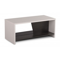 Elsa Coffee Table White/Black Wood