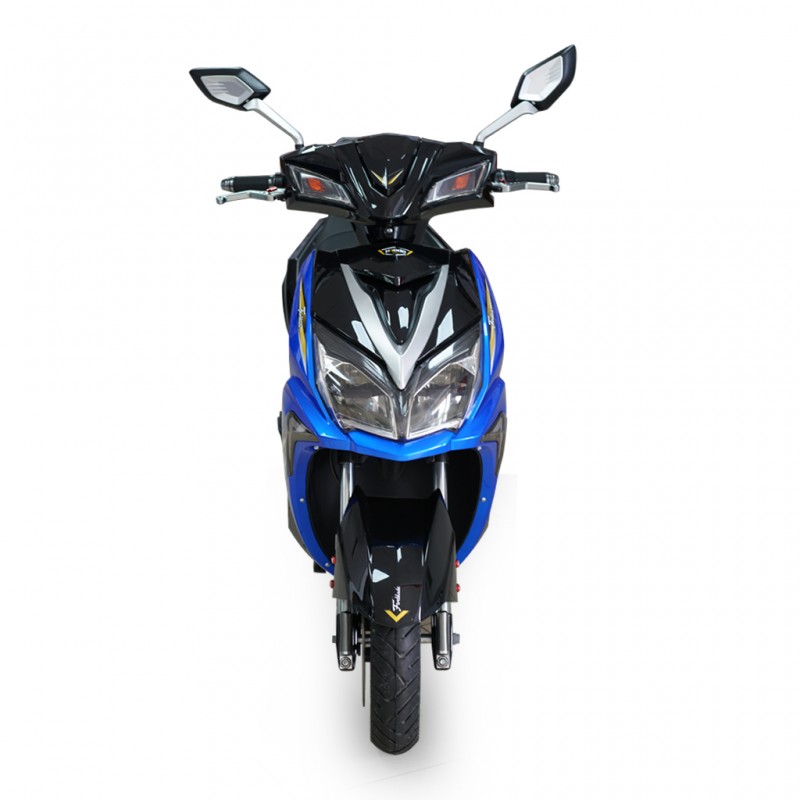 Hongdu Fireblade 2000 Watts (2Kw) Electric Motorcycle Blue Bike