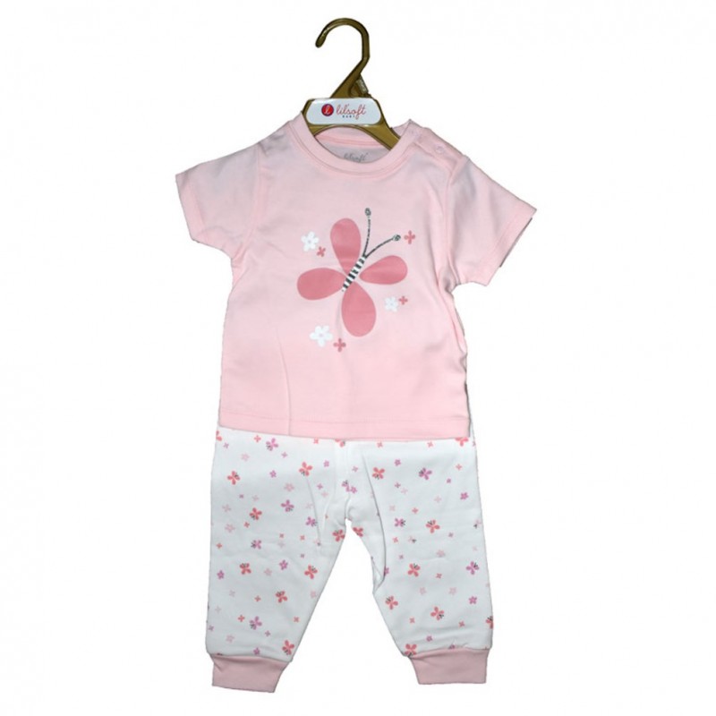 Girl Pyjama Set Butterfly 12-18 mths LI56022