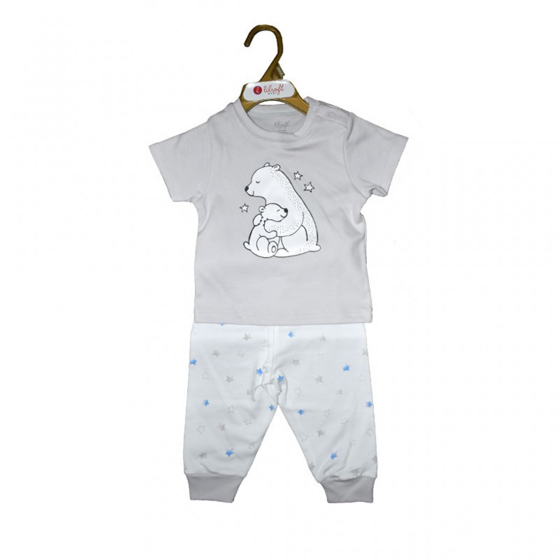 Boys Pyjama Set Bear 12-18 mths LI56013