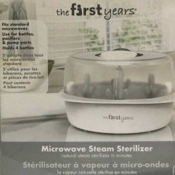 First Years Microwave Steam Sterilizer - Gray Y7873 0M+