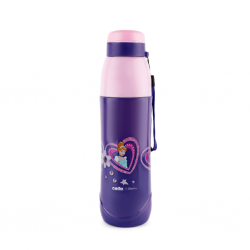 Cello CEL031 Puro Disney Purple 600ml Insulated Water Bottle "O"