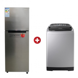 Samsung RT29K5000S9/EF Refrigerator + Samsung WA75K4000HA Washing Machine