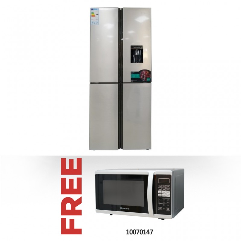 Hisense H520FI-WD Refrigerator & Free Hisense H20MOWS1 Microwave Oven