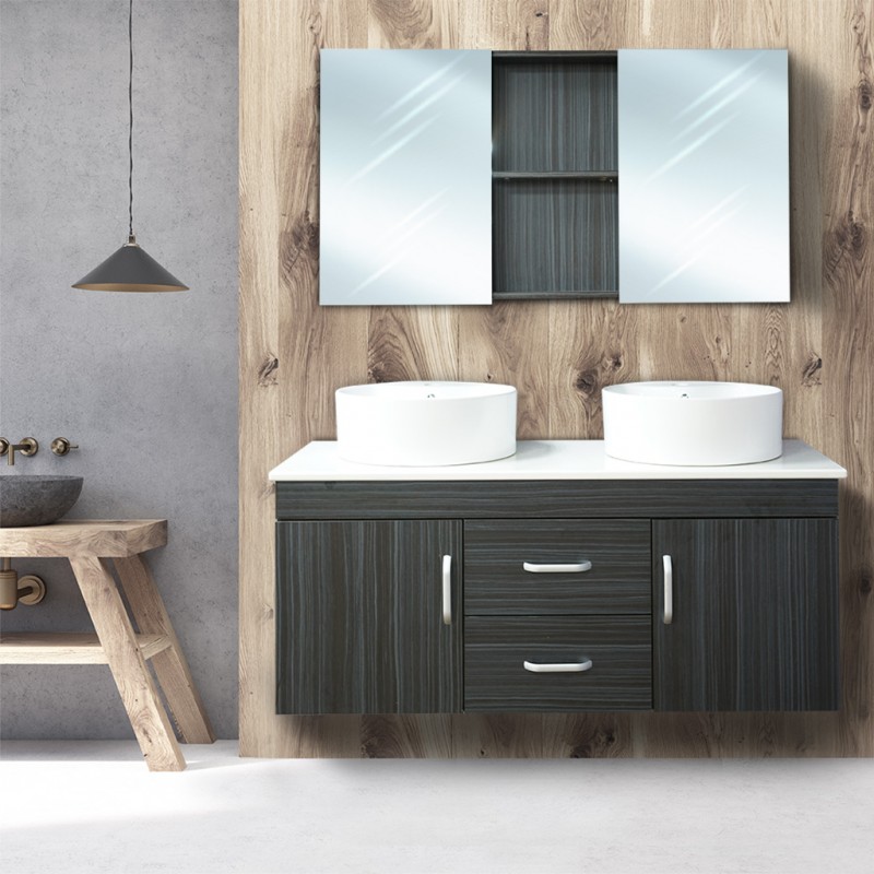 Alaina Bathroom Furniture  70296 Black