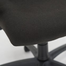 Elle Low Mid Back Fabric Office Chair Black Color