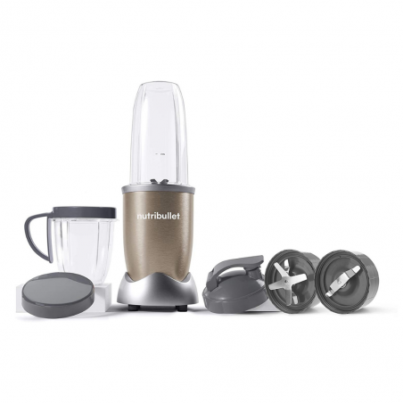 NutriBullet Pro 900 Watt Hi-Speed Blender/Mixer Twist and Blend 9-Piece Set  (Lilac)