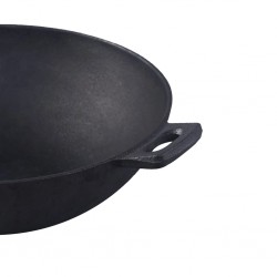 Wonderchef WON515 Forza Cast Iron 24cm Kadhai Pre-seasoned