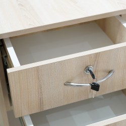 Regent Office Table MDF Oak