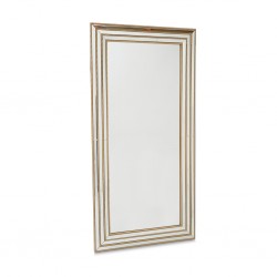 Floor Mirror W/Stand MDF Silver Finish W90x H180 cm JC-MN221