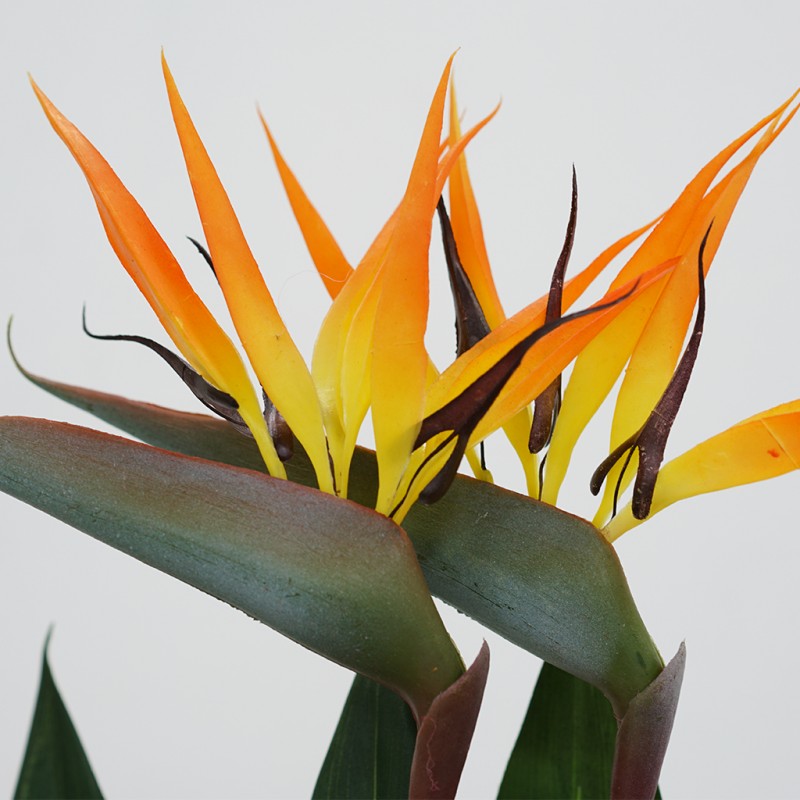 Bird of Paradise Artificial Plant With Flower 135cm