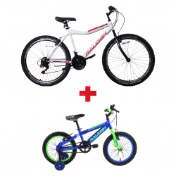 Raleigh Ascent 26M Unisex MTB + Raleigh Enduro B16-17 16'' Boys Bike