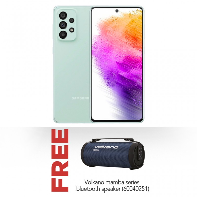 Samsung Galaxy A73 Light Green & Free Volkano Mamba Series Bluetooth Speaker - BLACK VK-3202-BK