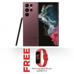 Samsung Galaxy S22 Ultra Burgundy & Free Samsung Galaxy Fit 2