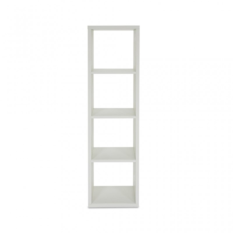 Max Shelving Unit 4 Tiers White Color