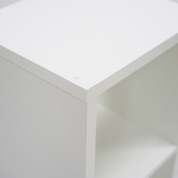 Max Shelving Unit 4 Tiers White Color