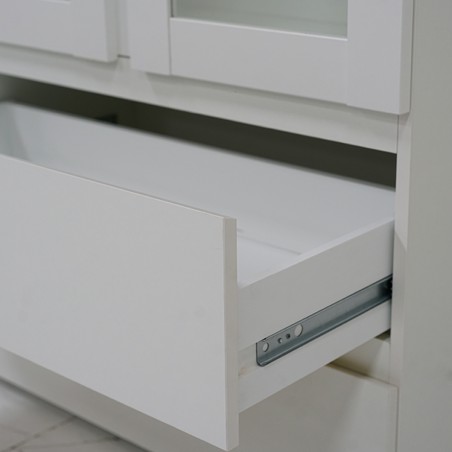 Image Buffet 4 Tiers & 2 Drawers White