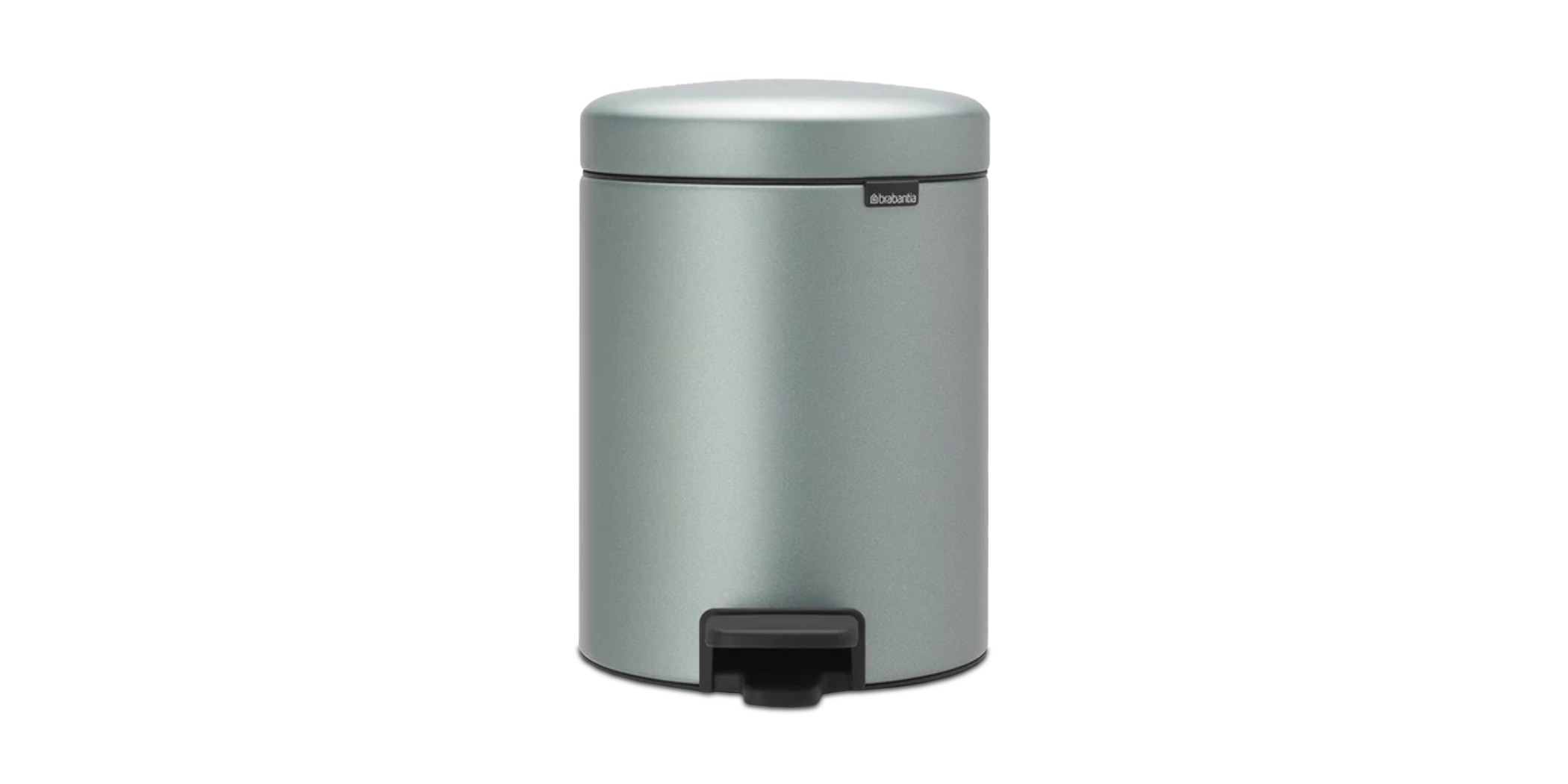 Brabantia 112942 5L Metallic Mint NewIcon Pedal Bin 10YW 