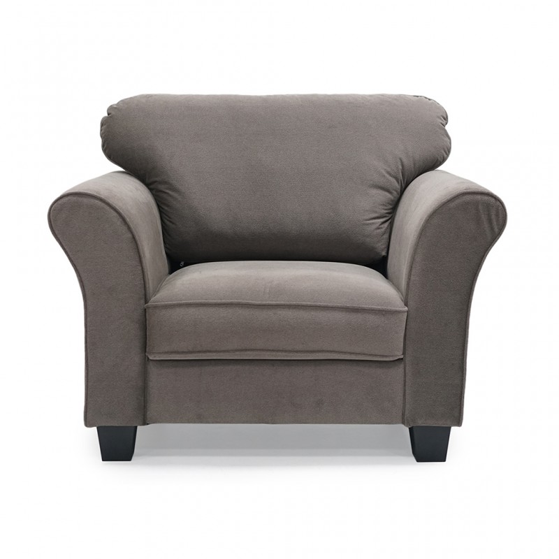 Casper 1 Seater in Brown Col Fabric