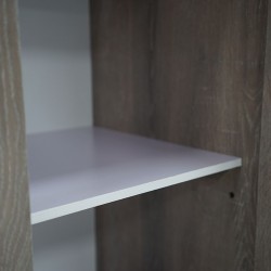 Alpine Wardrobe 4 Doors MDF Grey