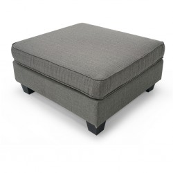 Bella Sofa Corner +Ottoman L.Grey Col Fabrics