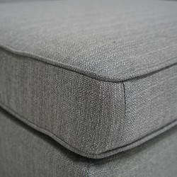 Bella Sofa Corner +Ottoman L.Grey Col Fabrics