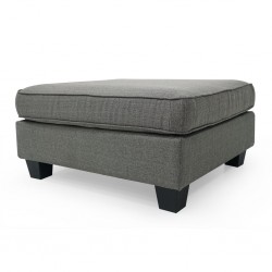 Bella Sofa Corner +Ottoman L.Grey Col Fabrics