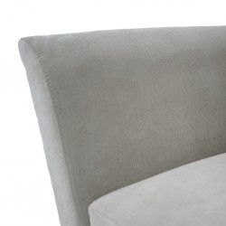 Marco Sofa Corner Beige Fabric with 12 Cushions