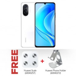 Huawei Nova Y70 Pearl White & Free HUAWEI Health Scale + Huawei Phone Holder