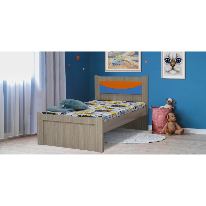 Zermatt Bed 108x190cm In Melamine MDF