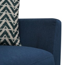 Loft 3 Seater in Blue Col Fabrics