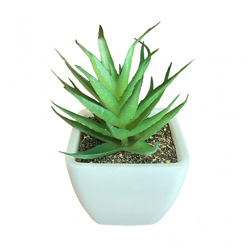 Artificial Mini Plant Tabletop Green W7xD7xH12 cm