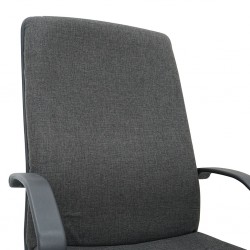 Arthur Medium High Back Chair Dark Grey Fabric